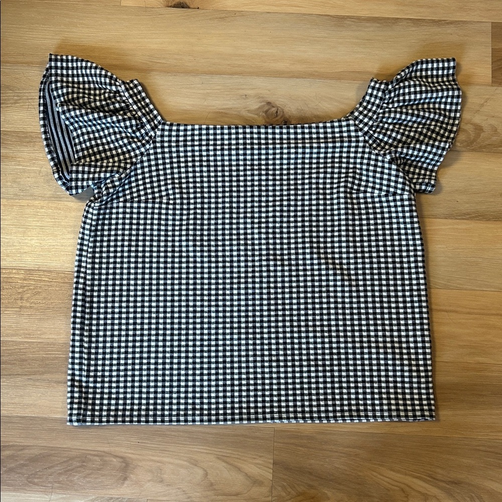 Express Checkered Top